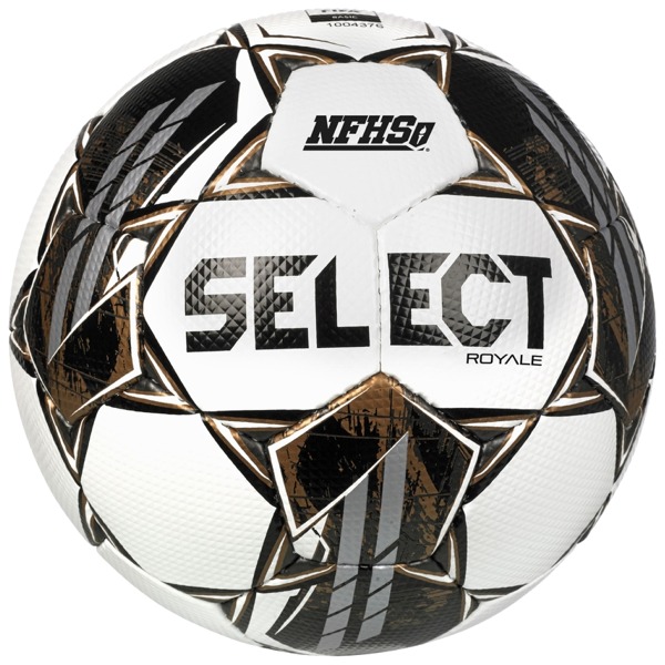 1461140 5 in. Royale V22 Soccer Ball, Black & Gold -  Select Sport America