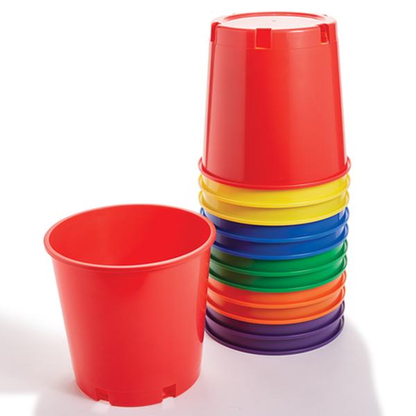 1393491 Color My Class Colored Buckets - Pack of 12