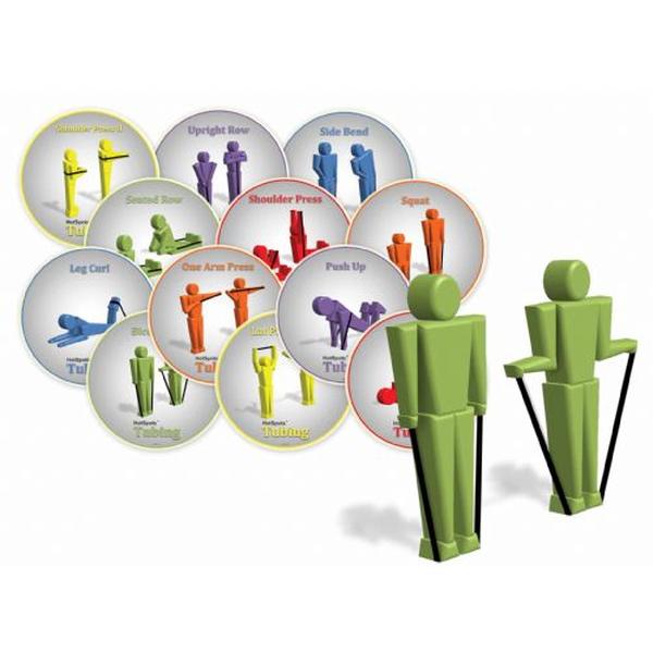 1205626 HotSpots Resistance Tubing Exercise Set