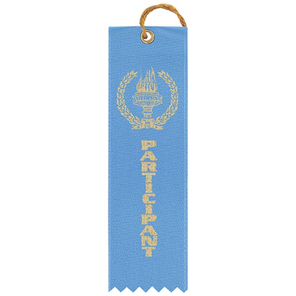 771869 General Award Ribbon - Participant Light Blue - Pack of 50