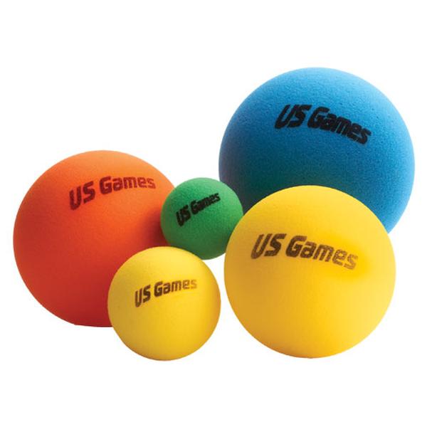 MSFOAM8X Uncoated Economy Foam Ball - 8 in.