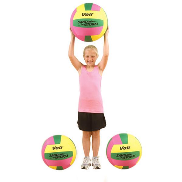 1276220 16 in. Featherlite Volleyball - Set of 3