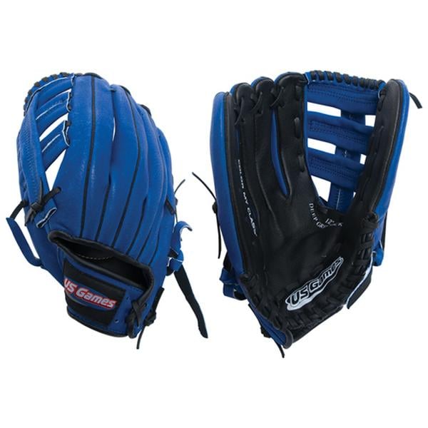 1323344 12 in. Baseball Single Glove - Blue - Left Thrower