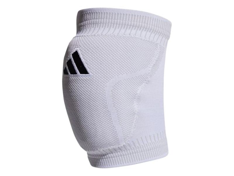 ADIW1499S Primeknit Volleyball Knee Pads, White & Black - Small