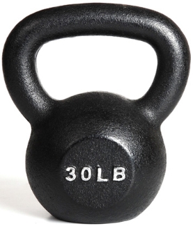 Picture of Champion Barbell 1266771 30 lbs Kettlebell