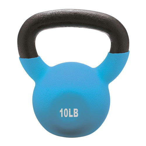Picture of Champion Barbell 1266825 15 lbs Vinyl Coated Kettlebell, Red