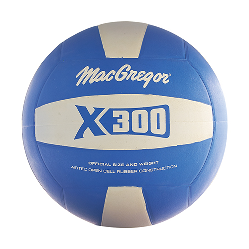 Picture of MacGregor 1272772 Macgregor Rubber Volleyball, Royal & White