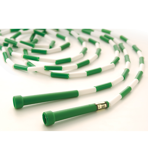 16 ft. Segmented Skip Rope, Green & White