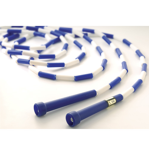 1040166 8 ft. Segmented Skip Rope, Blue & White