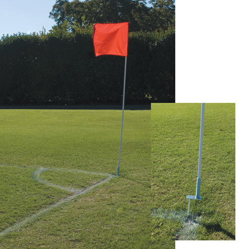 Picture of Alumagoal MSSOCFLGY Alumagoal Flexible Soccer Corner Flags&#44; Pack of 4