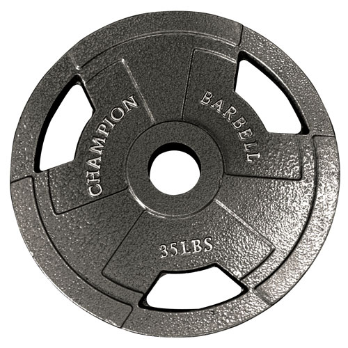 Picture of Champion Barbell 1272512 35 lbs Olympic Grip Plate
