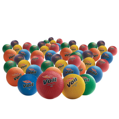 Picture of Voit 1233179 8.5 in. Rainbow Playground Balls, Pack of 48
