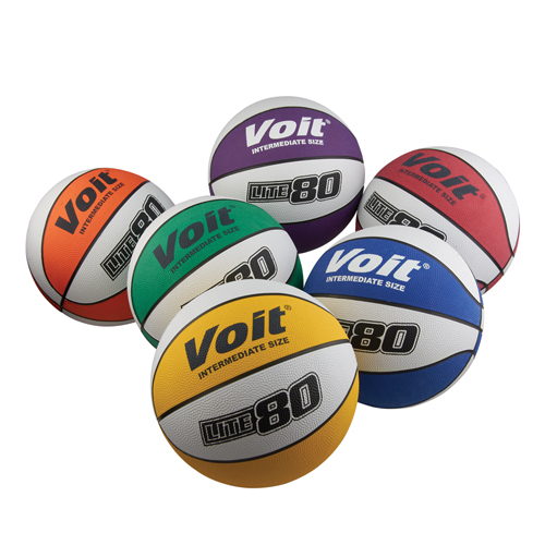 Picture of Voit 1307030 Lite 80 Prism Intermediate Size Basketballs&#44; Pack of 6