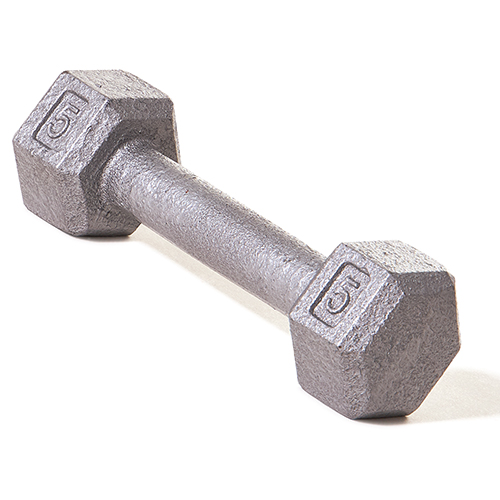 Picture of Champion Barbell 1152052 Hex Dumbbell with Straight Handle&#44; 5 lbs