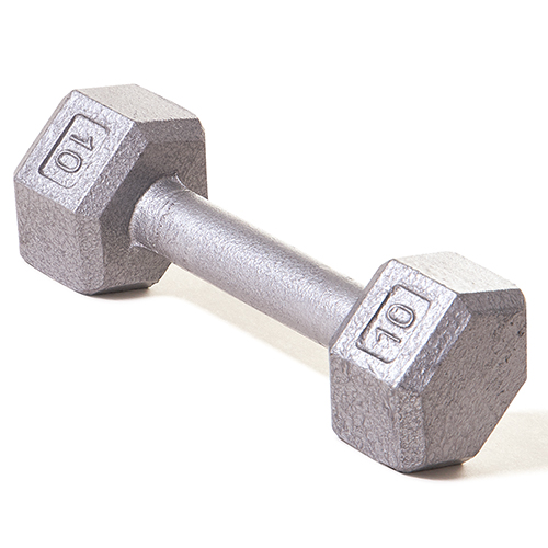 Picture of Champion Barbell 1152053 Hex Dumbbell with Straight Handle&#44; 10 lbs