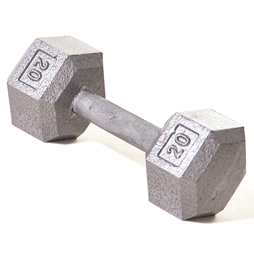 Picture of Champion Barbell 1152055 Hex Dumbbell with Straight Handle&#44; 20 lbs