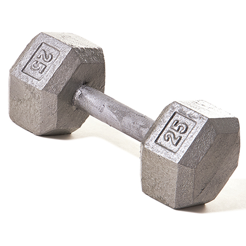 Picture of Champion Barbell 1152056 Hex Dumbbell with Straight Handle&#44; 25 lbs
