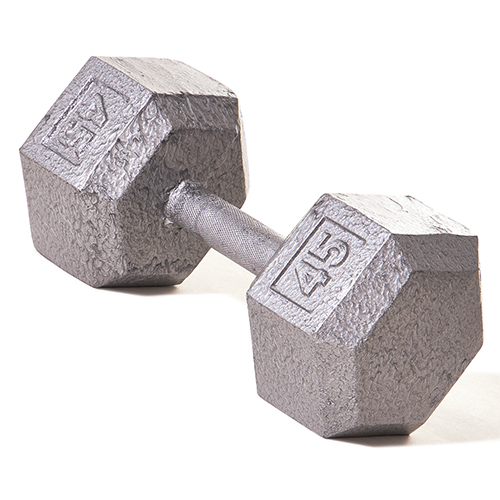 Picture of Champion Barbell 1152060 Hex Dumbbell with Straight Handle&#44; 45 lbs