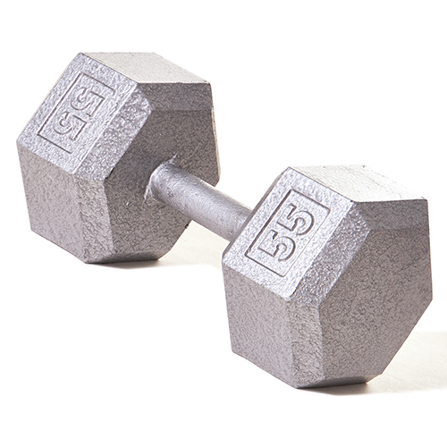 Picture of Champion Barbell 1152062 Hex Dumbbell with Straight Handle, 55 lbs
