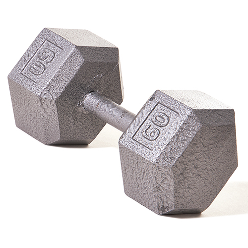 Picture of Champion Barbell 1152063 Hex Dumbbell with Straight Handle, 60 lbs
