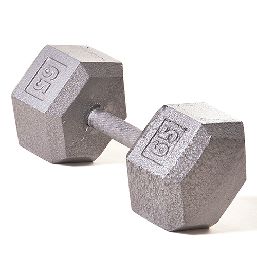 Picture of Champion Barbell 1152064 Hex Dumbbell with Straight Handle, 65 lbs