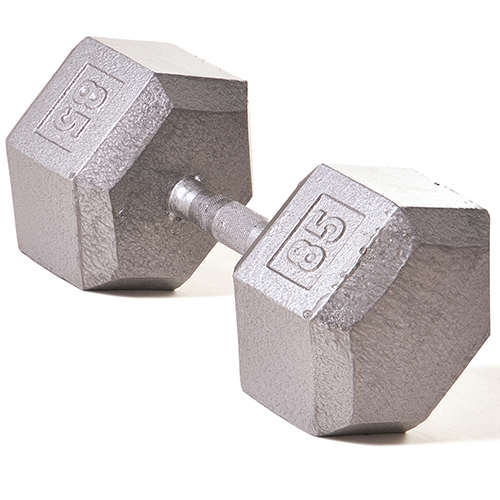Picture of Champion Barbell 1152068 Hex Dumbbell with Straight Handle, 85 lbs