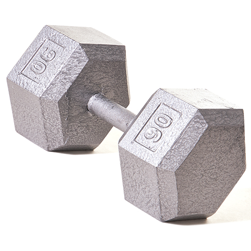 1152069 Hex Dumbbell with Straight Handle, 90 lbs -  Champion Barbell
