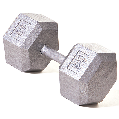 Picture of Champion Barbell 1152070 Hex Dumbbell with Straight Handle, 95 lbs