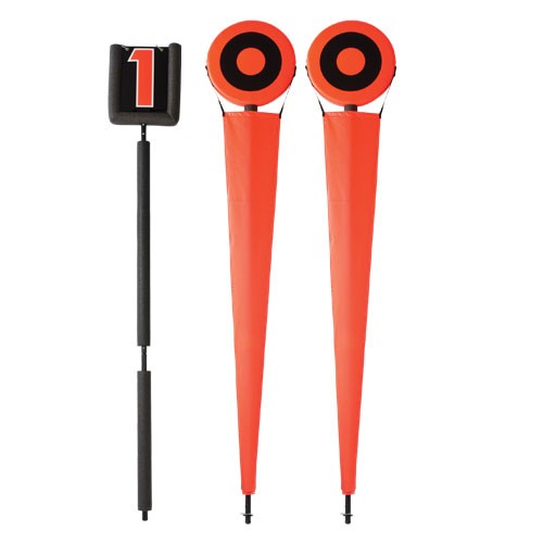 1370765 J.V. Chain Set with Solid Orange Banners
