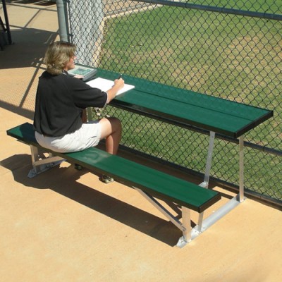 Picture of SSN BEST08CG 7.5 ft. Scorer ft.S Table with Bench&#44; Forest Green