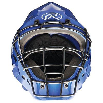 Picture of Rawlings 1383963 Hockey Style Design Catchers Helmet, Royal