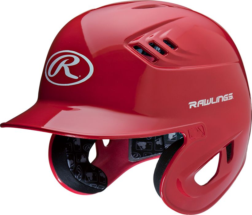 Picture of Rawlings 1383964 Hockey Style Design Catchers Helmet, Scarlet