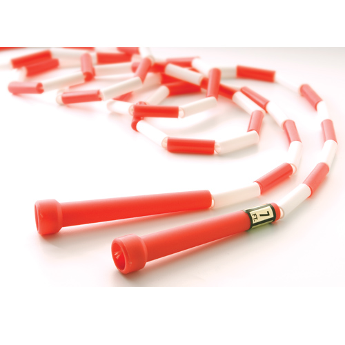 7 ft. Segmented Skip Rope, Red & White