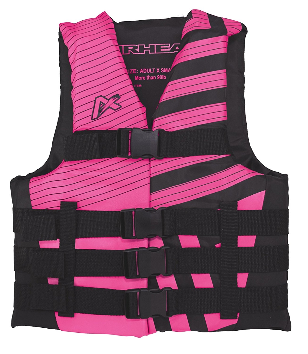 Picture of YCS 4012689 Trend Womens Closed Side Life Vest - Pink &amp; Black&#44; 2XL - 3XL