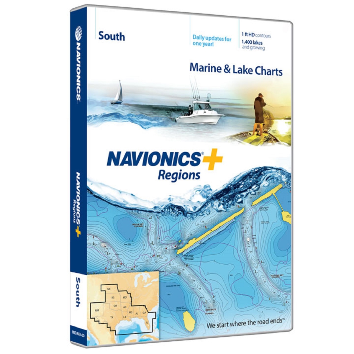 Picture of Navionics 4013882 Regions - South Region