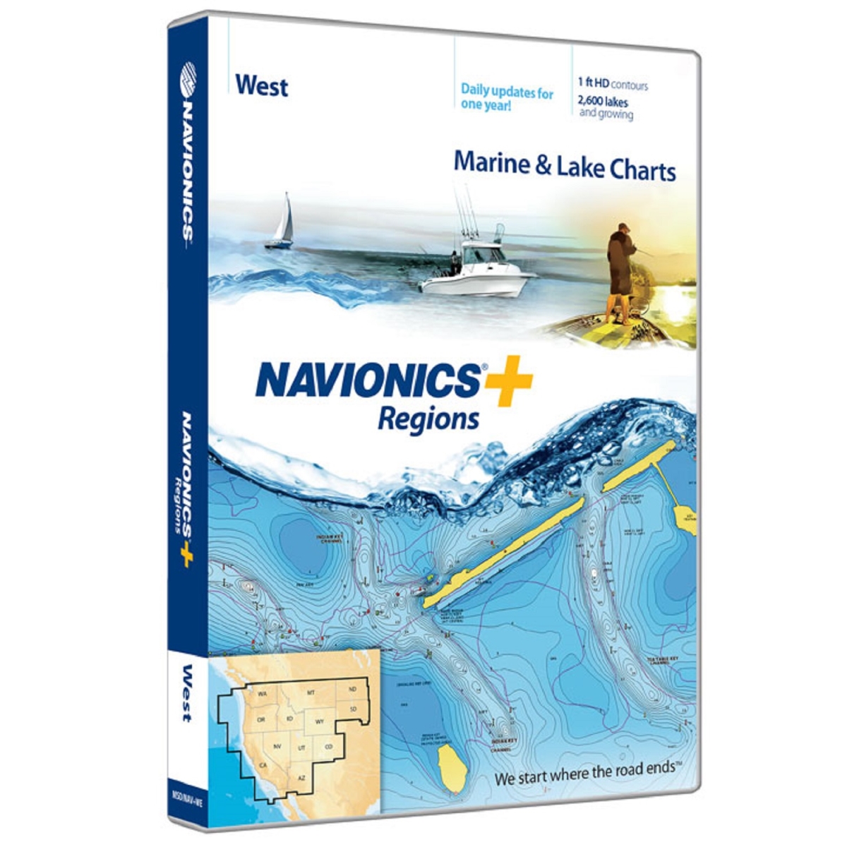 Picture of Navionics 4013884 Regions - West Region
