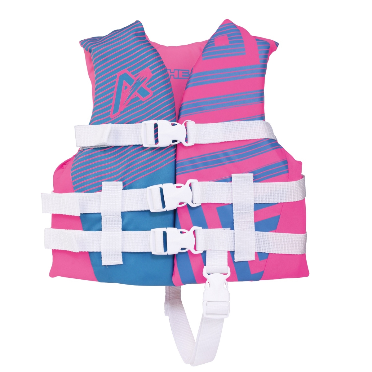Picture of Airhead 4012681 Trend Girls Closed Side Life Vest&#44; Child - Pink