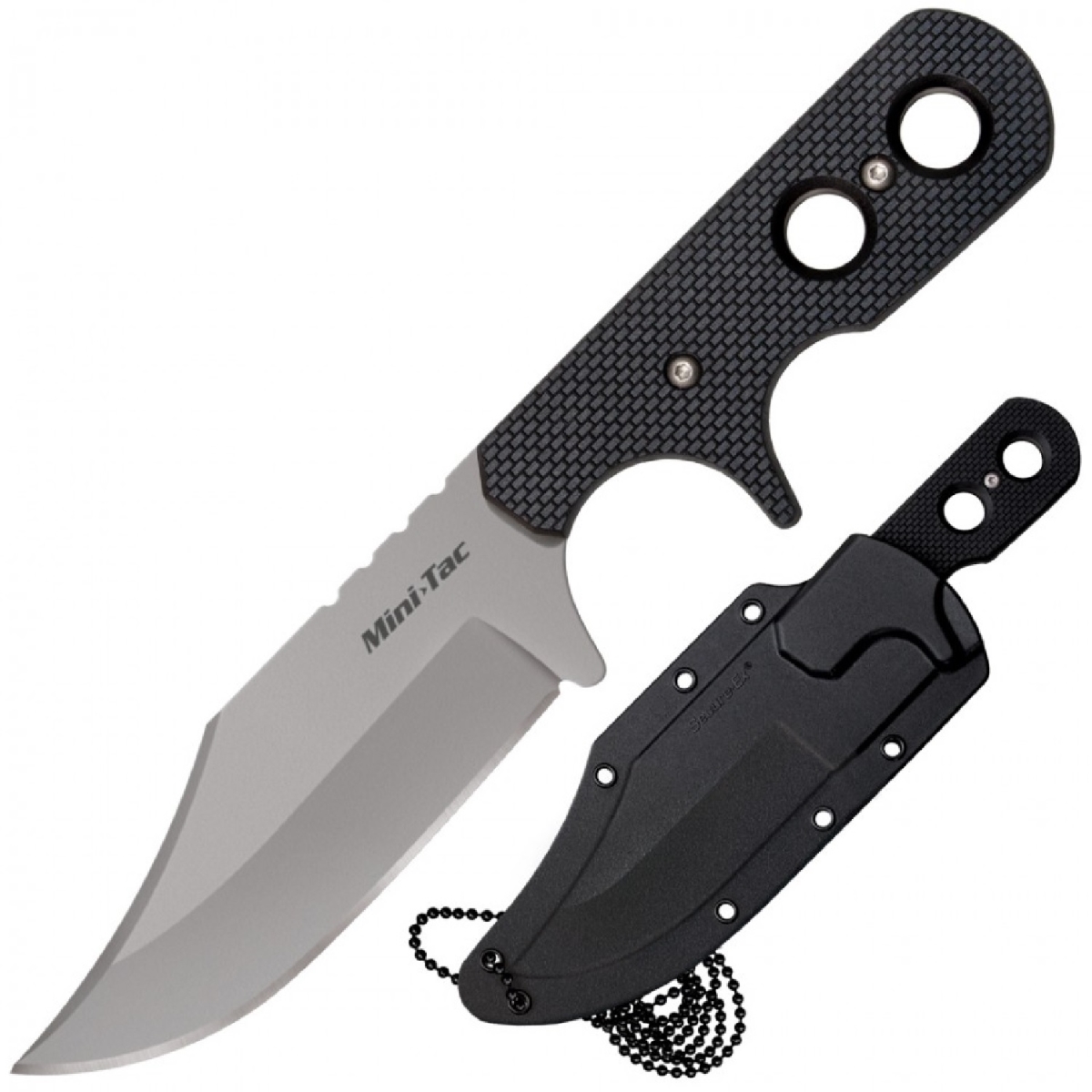 4016048 3.62 in. Mini Tac Fixed Plain Blade with G-10 Handle