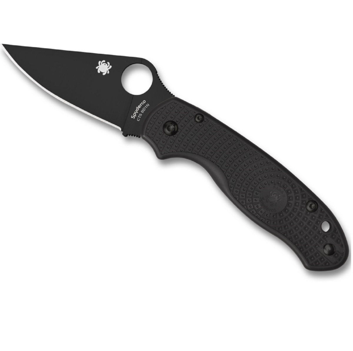 4019419 3 in. Para 3 Lightweight Knife Blade with FRN Handle, Plain Black