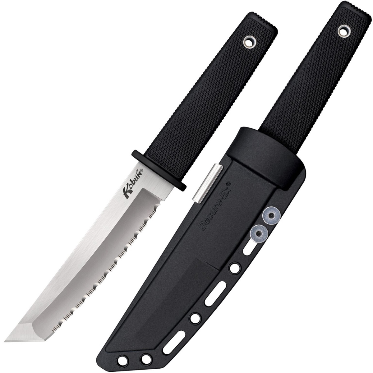 4019608 5.5 in. Kobun Fixed Serrated Blade Kray-Ex Handle