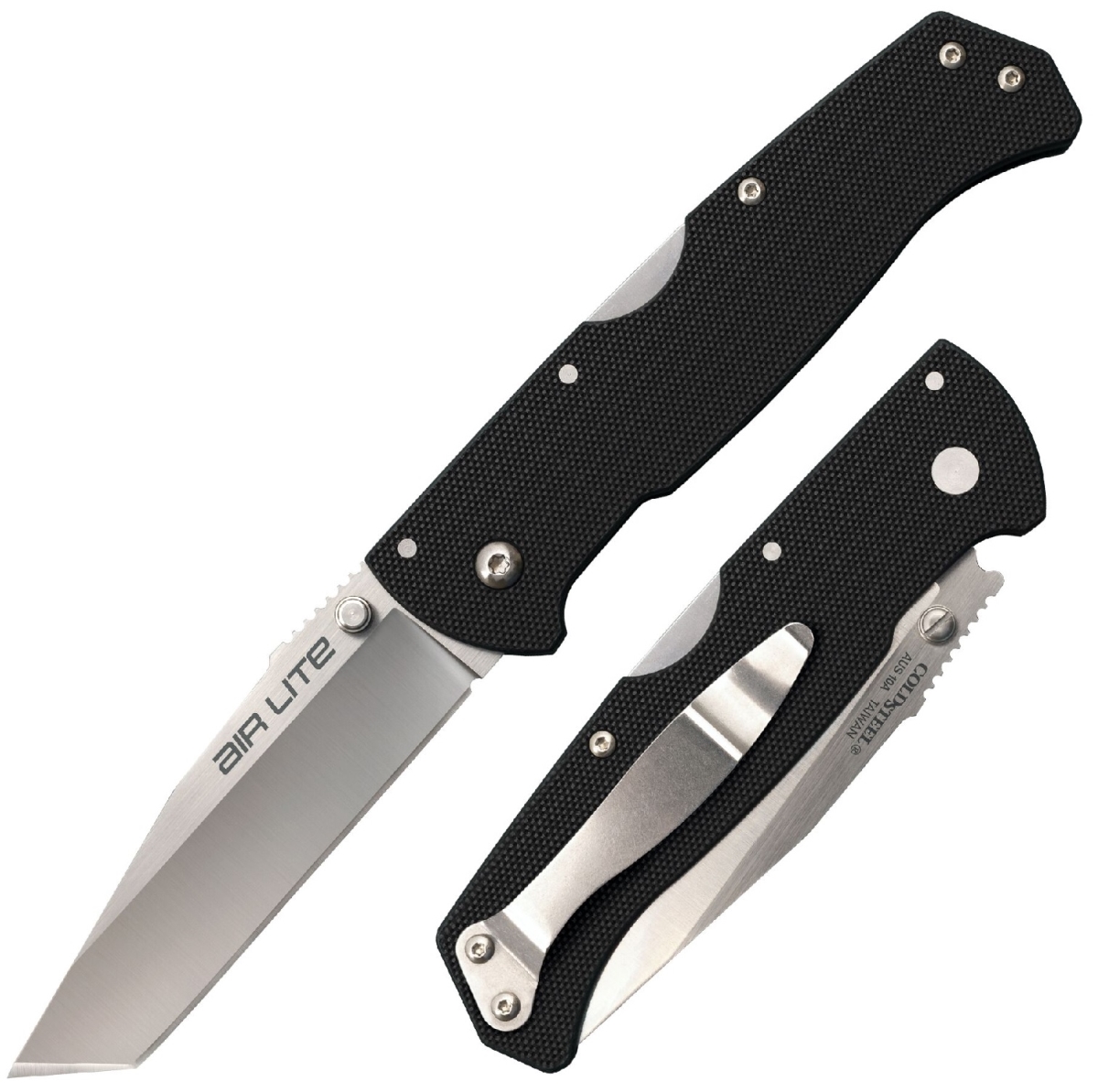 3.5 in. Air Lite Tanto Point Folder Blade with G-10 Handle