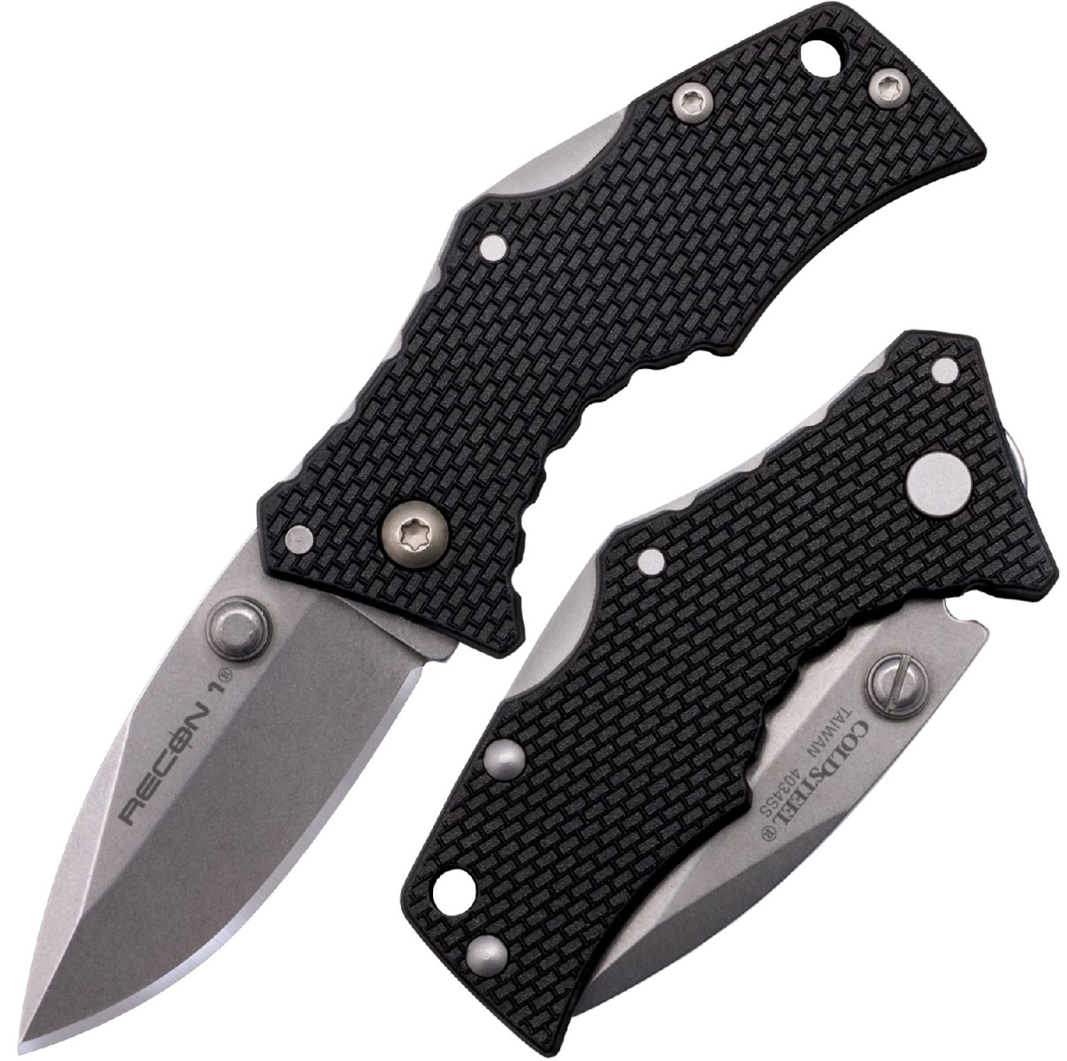 4019624 2 in. Micro Recon 1 Spear Point Folder Blade with G10 Handle
