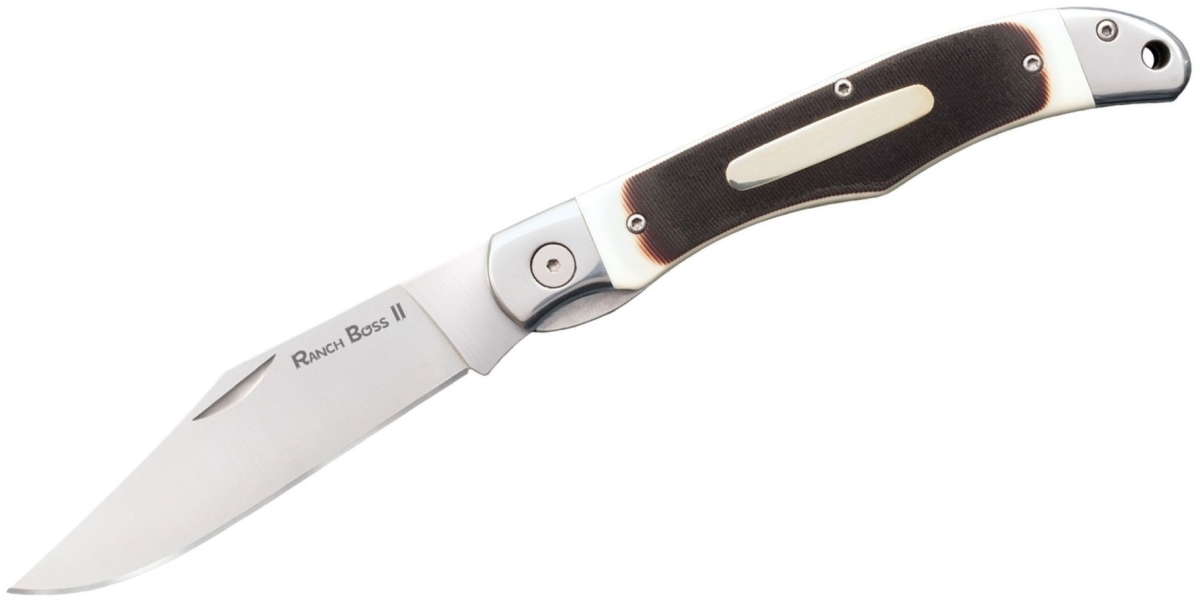 4 in. Ranch Boss II Folder Blade with Stag Handle