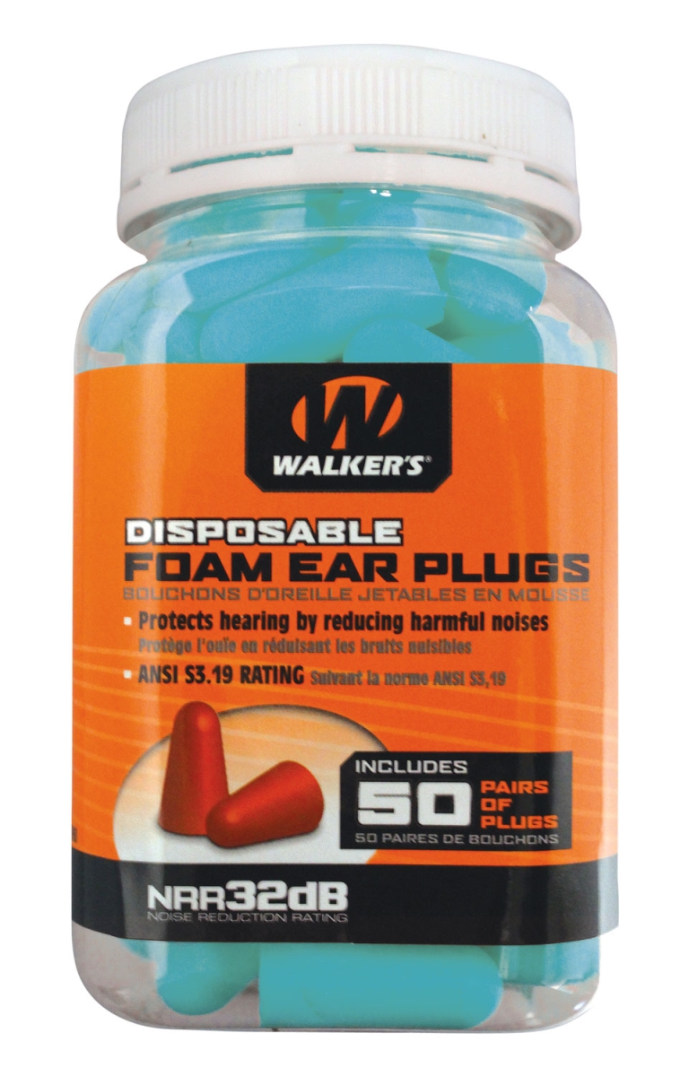 Walkers 1125737 Pill Jar Ear Plug, Teal - 100 Count