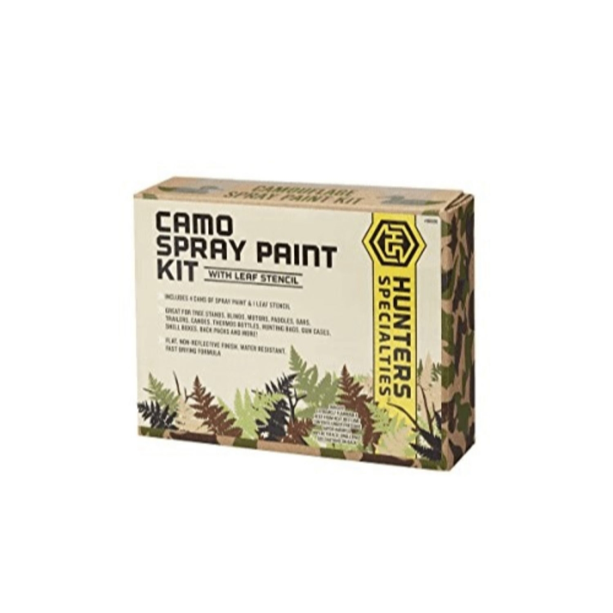 Picture of Hunters Specialties 1126003 Camo Sray Paint Kit with Leaf Stencil