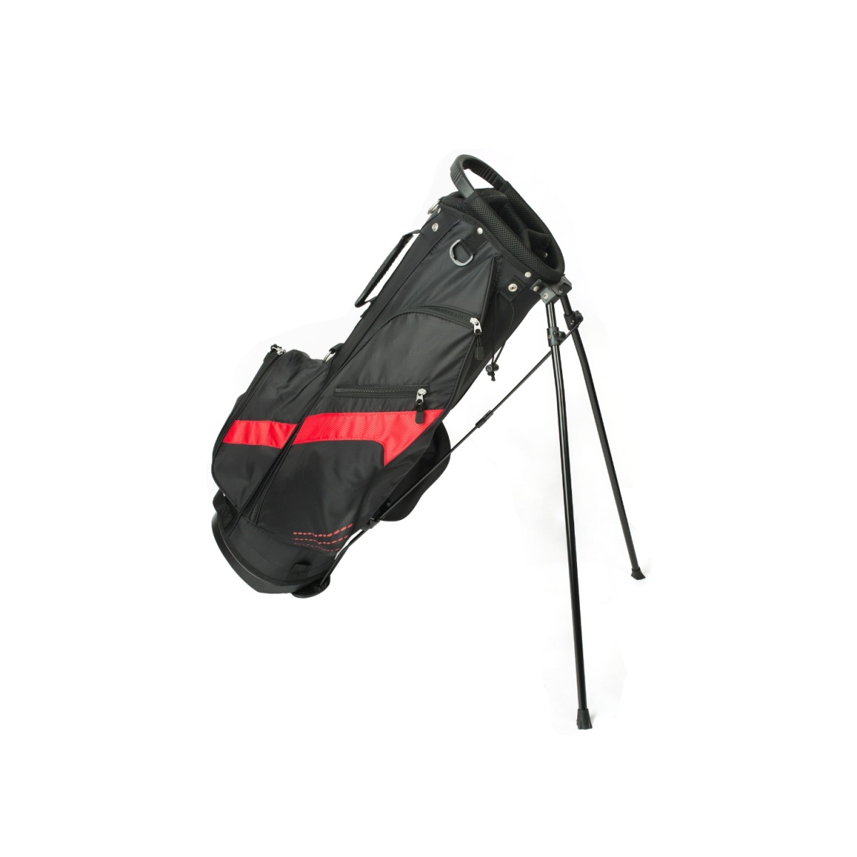 Picture of Merchants of Golf 1114972 Tour X SS Golf Stand Bags&#44; Black & Red