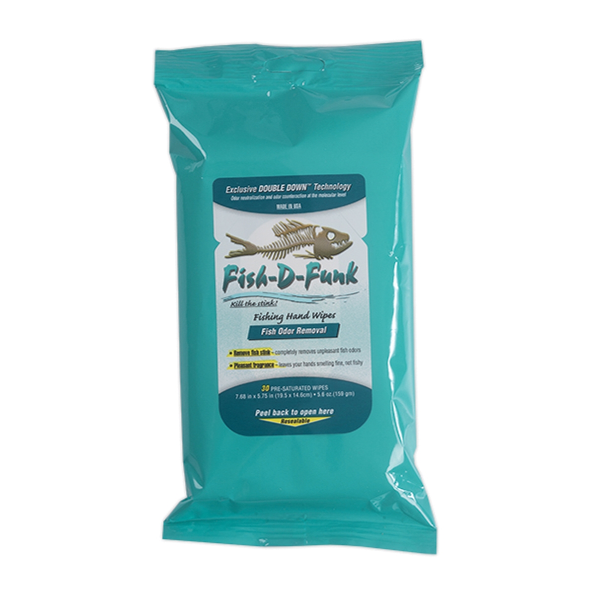 5015547 Fish Stink Removal Wipes - 30 per Pouch