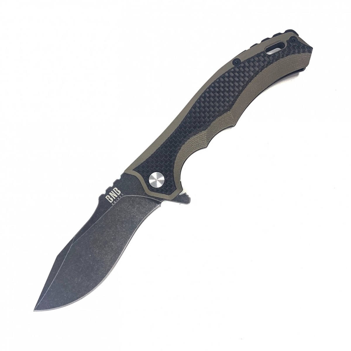 4019254 3.6 in.EDC Diesel Folder Blade Carbon Fiber Handle Knife