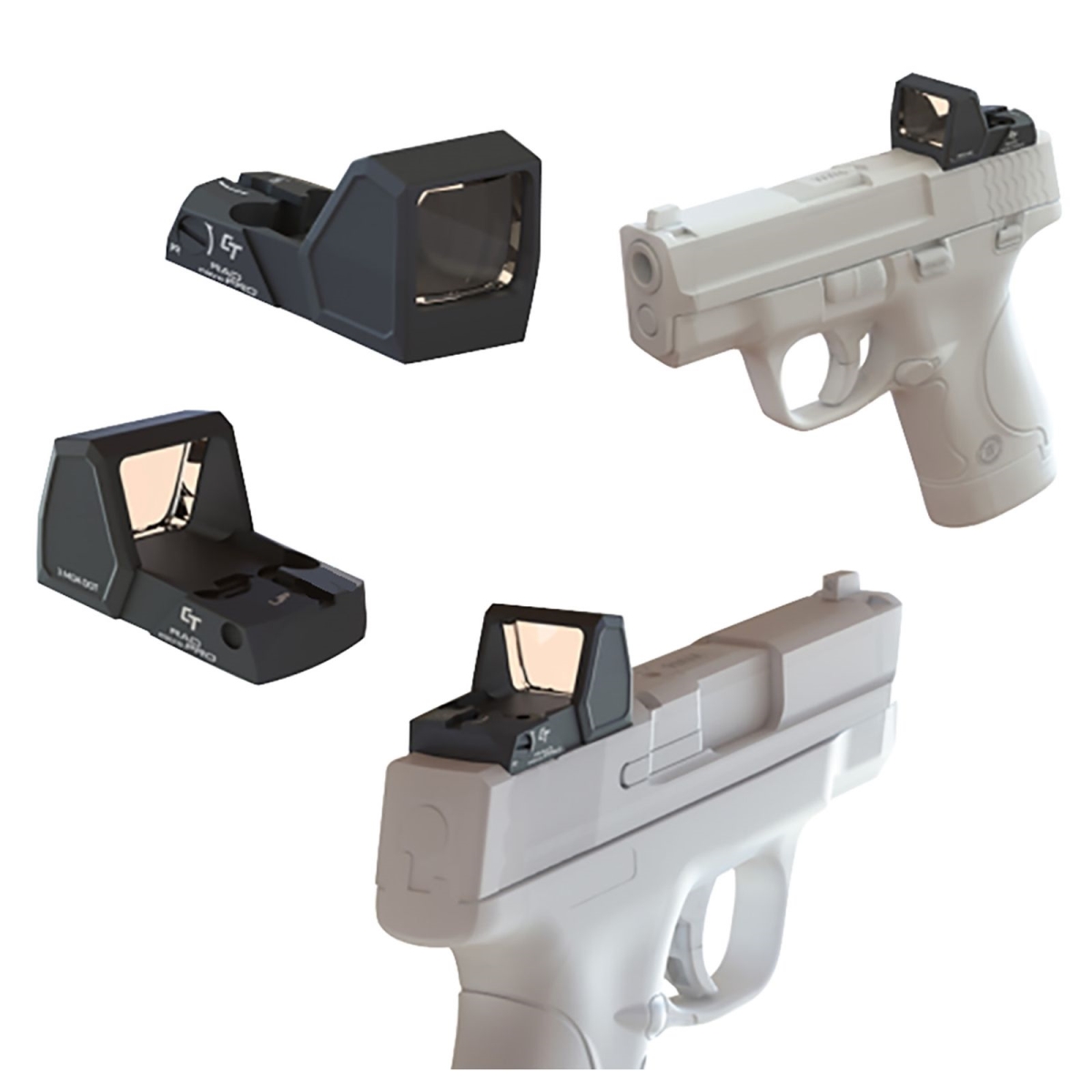 Picture of Crimson Trace 1129462 Rad Micro Pro Comp Reflex Sight