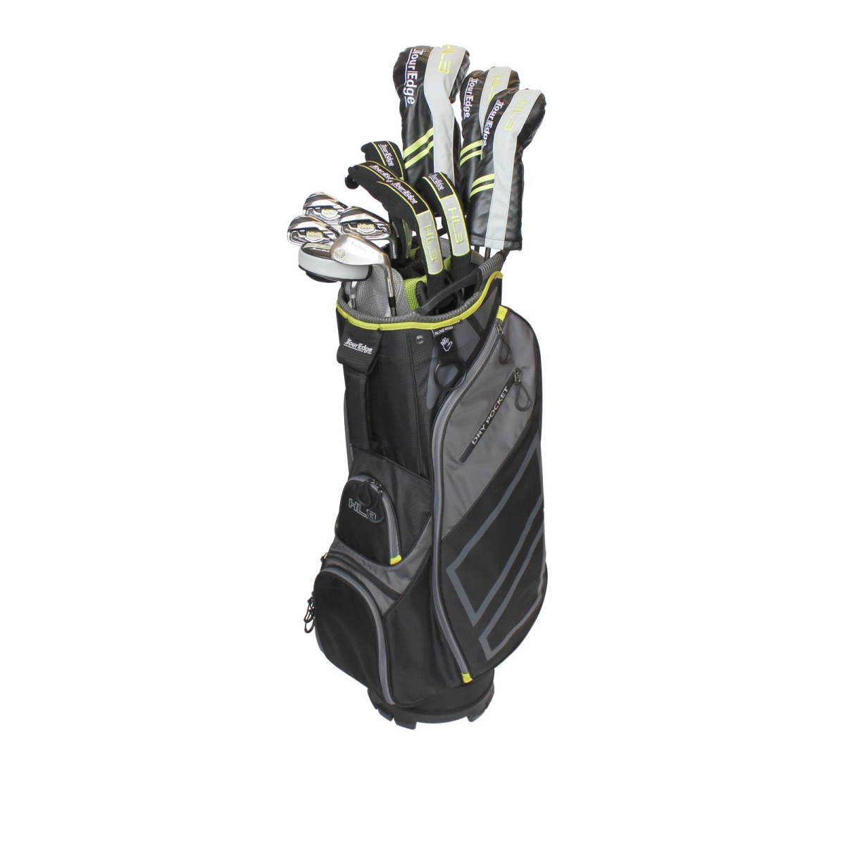 Picture of Tour Edge 1130122 HL3 To-Go Mens Complete Senior-Graphite-Right Hand Golf Set
